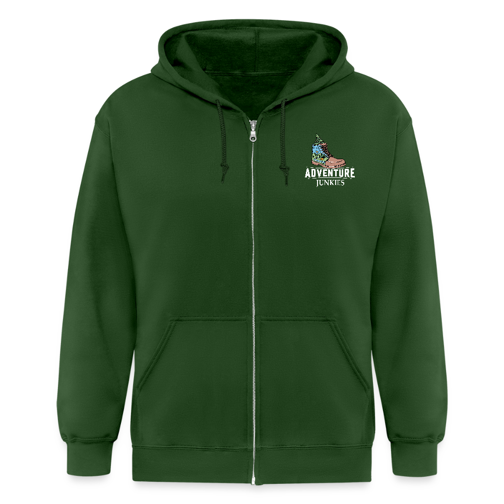 Unisex Heavyweight Hooded Jacket - forrest