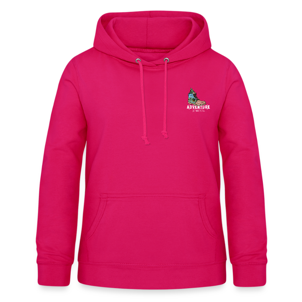 Women's Camping Hoodie - dark pink