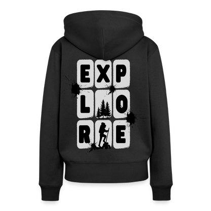 Women’s Premium  Hiking / Walking Hoodie - black