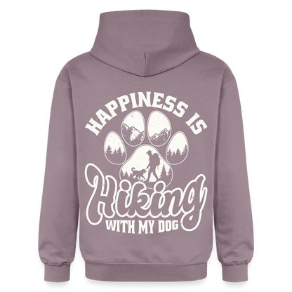 Adult  Unisex Midweight Hoodie - purple-grey 