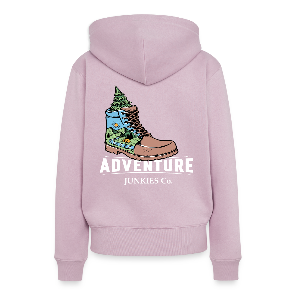 Women’s Premium Hiking / Walking Hoodie - dusky pink