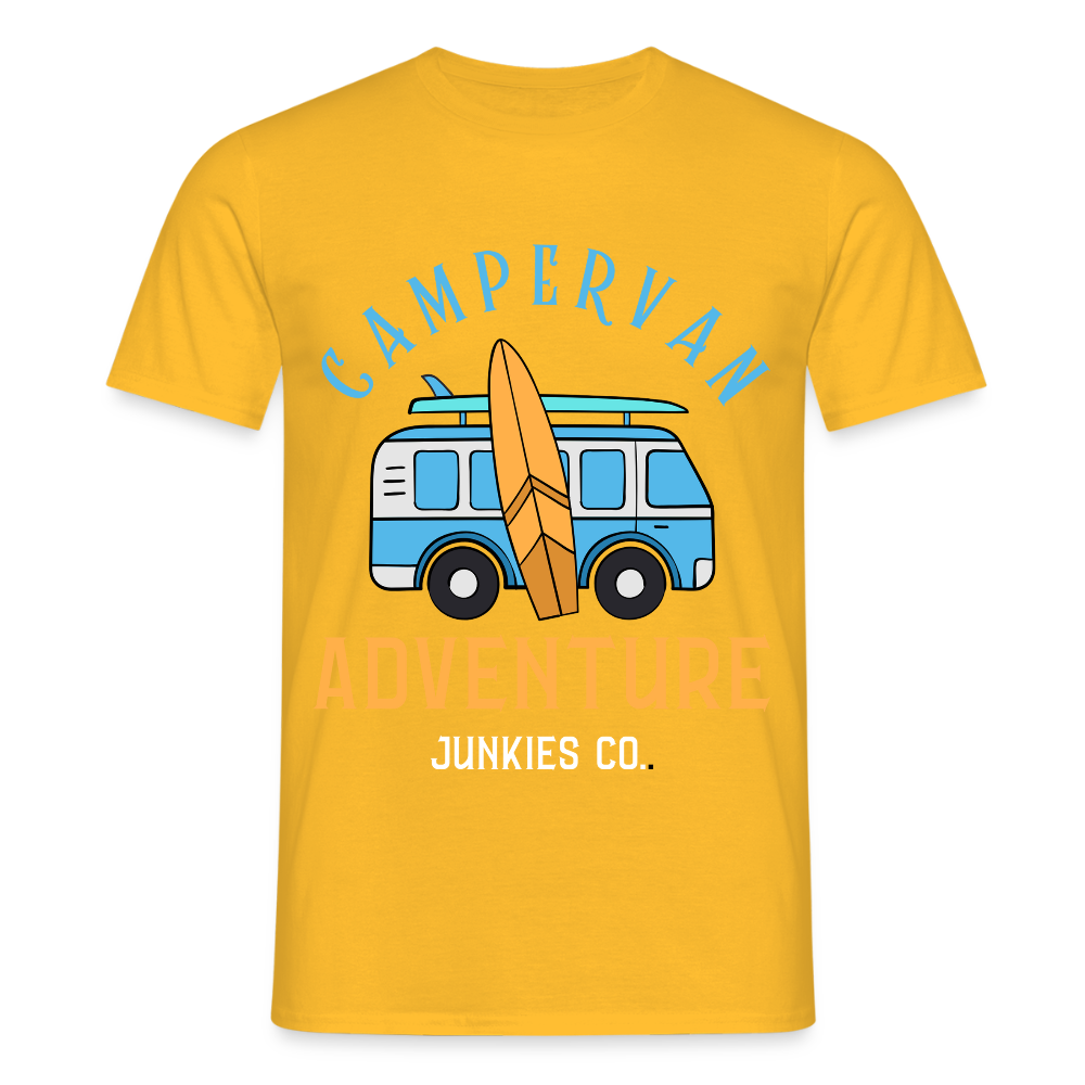 Men's Camping T-Shirt - yellow