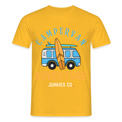 Men's Camping T-Shirt - yellow