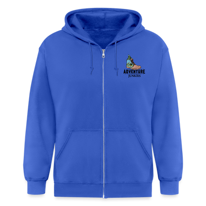 Unisex Heavyweight Hooded Jacket - royal blue