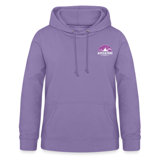 Women's Hoodie Purple Logo Design - lavender
