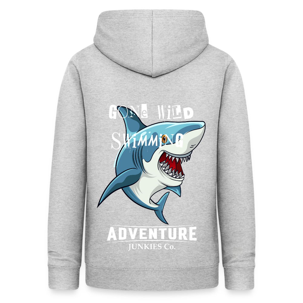 Women's Hoodie Water Adventures - light heather grey