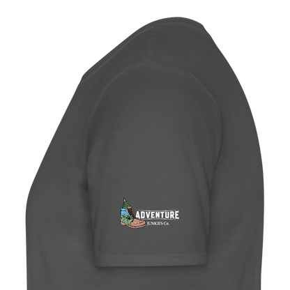 Men's Hiking & Walking T-Shirt - charcoal grey