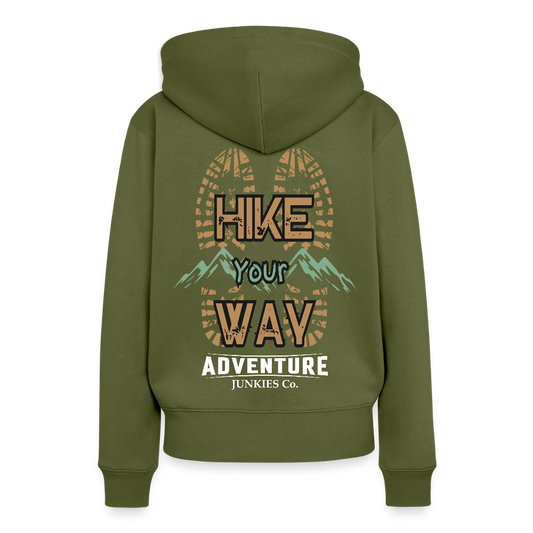 Women’s Premium  Hiking / Walking Hoodie - khaki