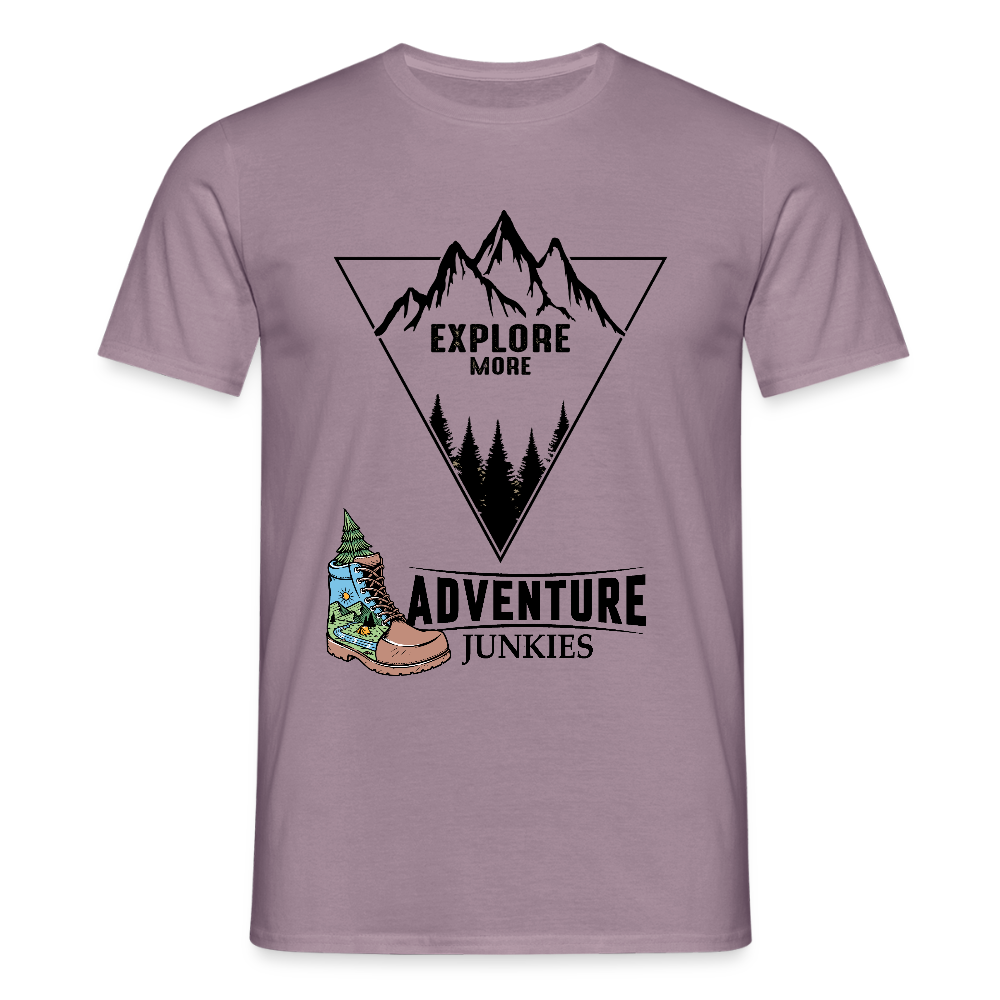 Men's T-Shirt - purple-grey 