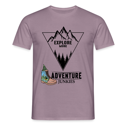 Men's T-Shirt - purple-grey 