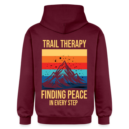 Adult Unisex Midweight Hoodie - maroon