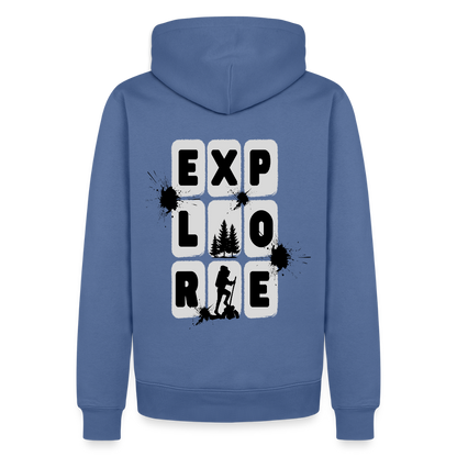 Men’s Premium Hiking / Walking  Hoodie - stone blue