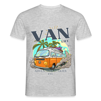 Men's  Camping T-Shirt - heather grey
