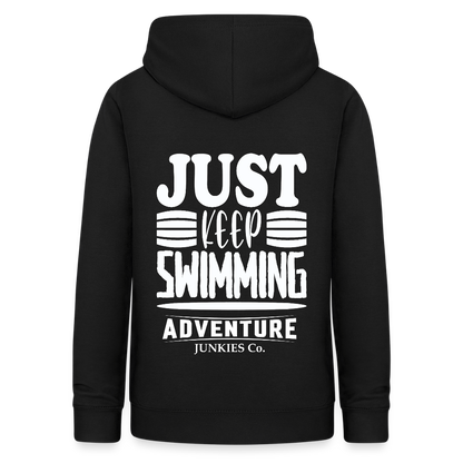 Women's Hoodie Water Adventures - black