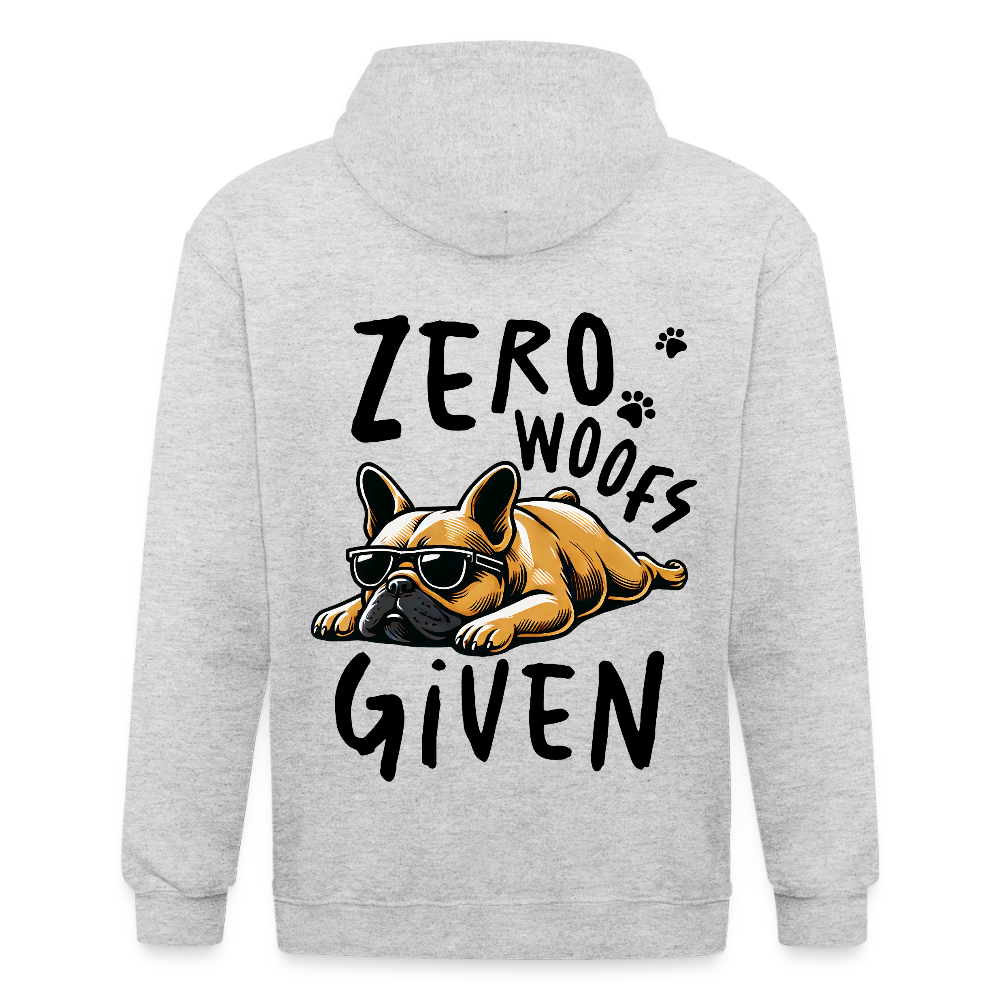 Adult Unisex Heavyweight Hooded Jacket - heather white