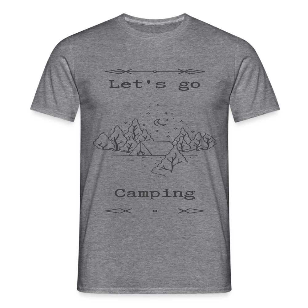 Men's  Camping T-Shirt - graphite heather