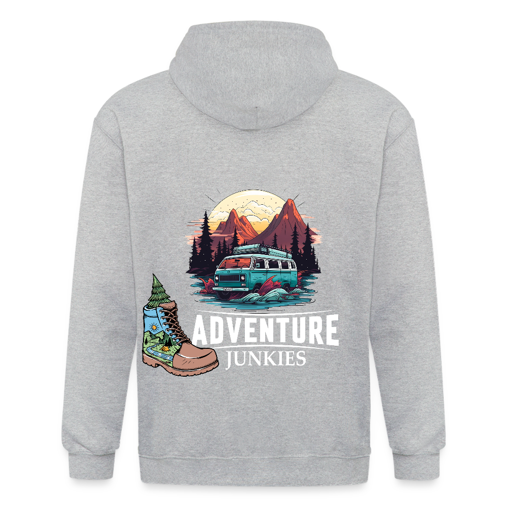 Unisex Heavyweight Hooded Jacket - heather grey