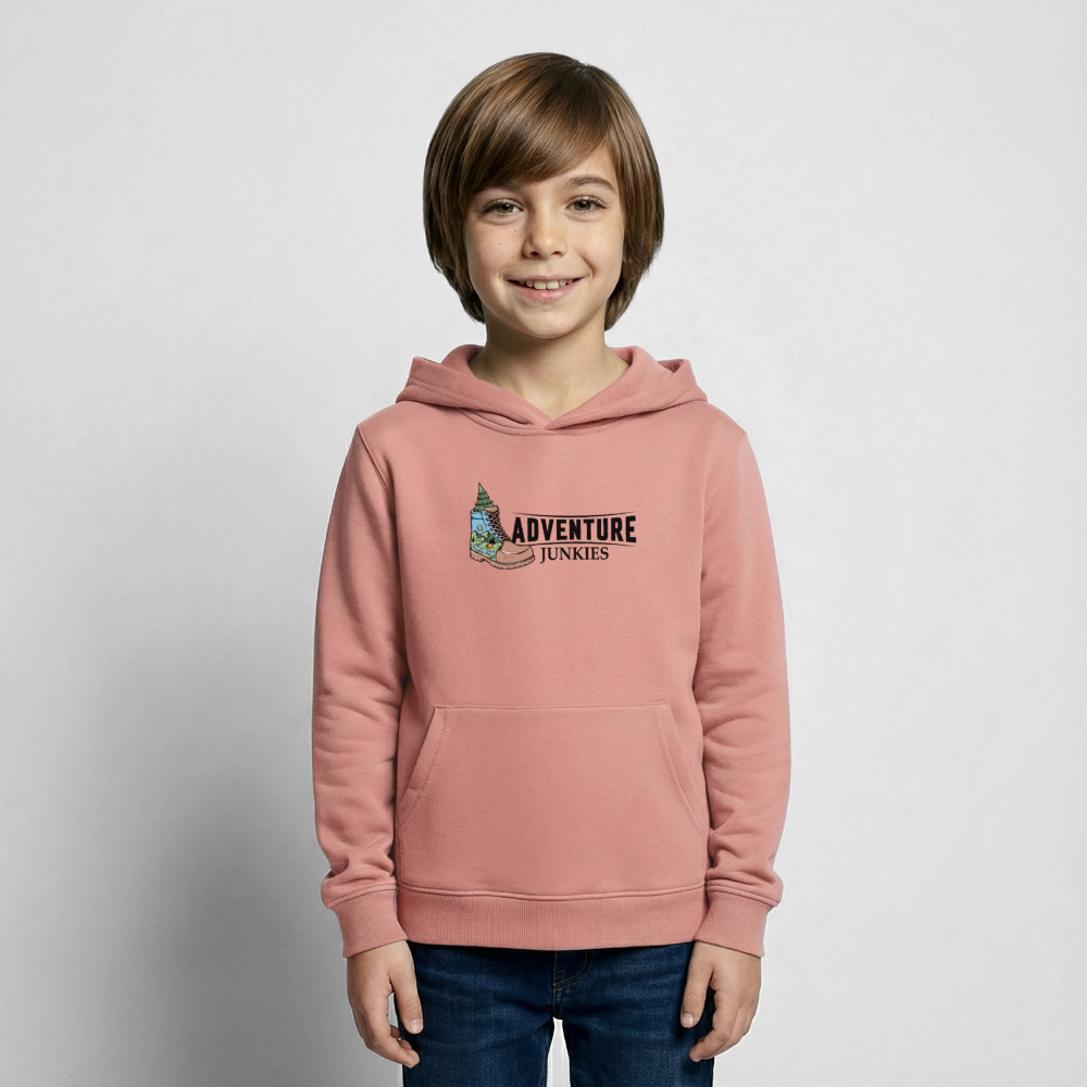 Children's Unisex Hoodie - dusky rose
