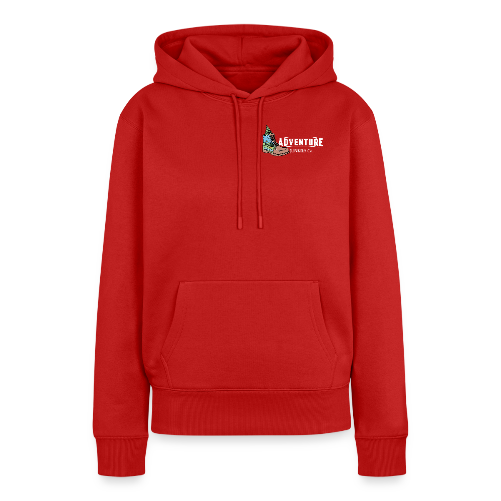Women’s Premium Hiking / Walking Hoodie - red