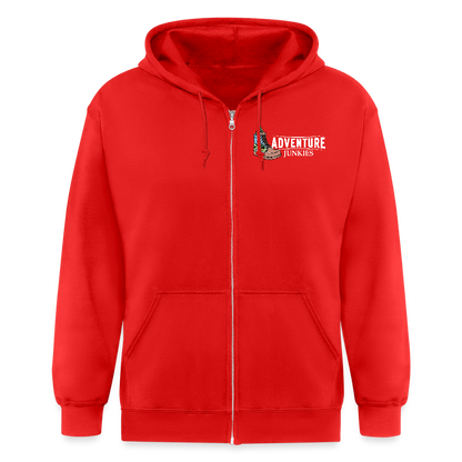Unisex Heavyweight Hooded Jacket - red