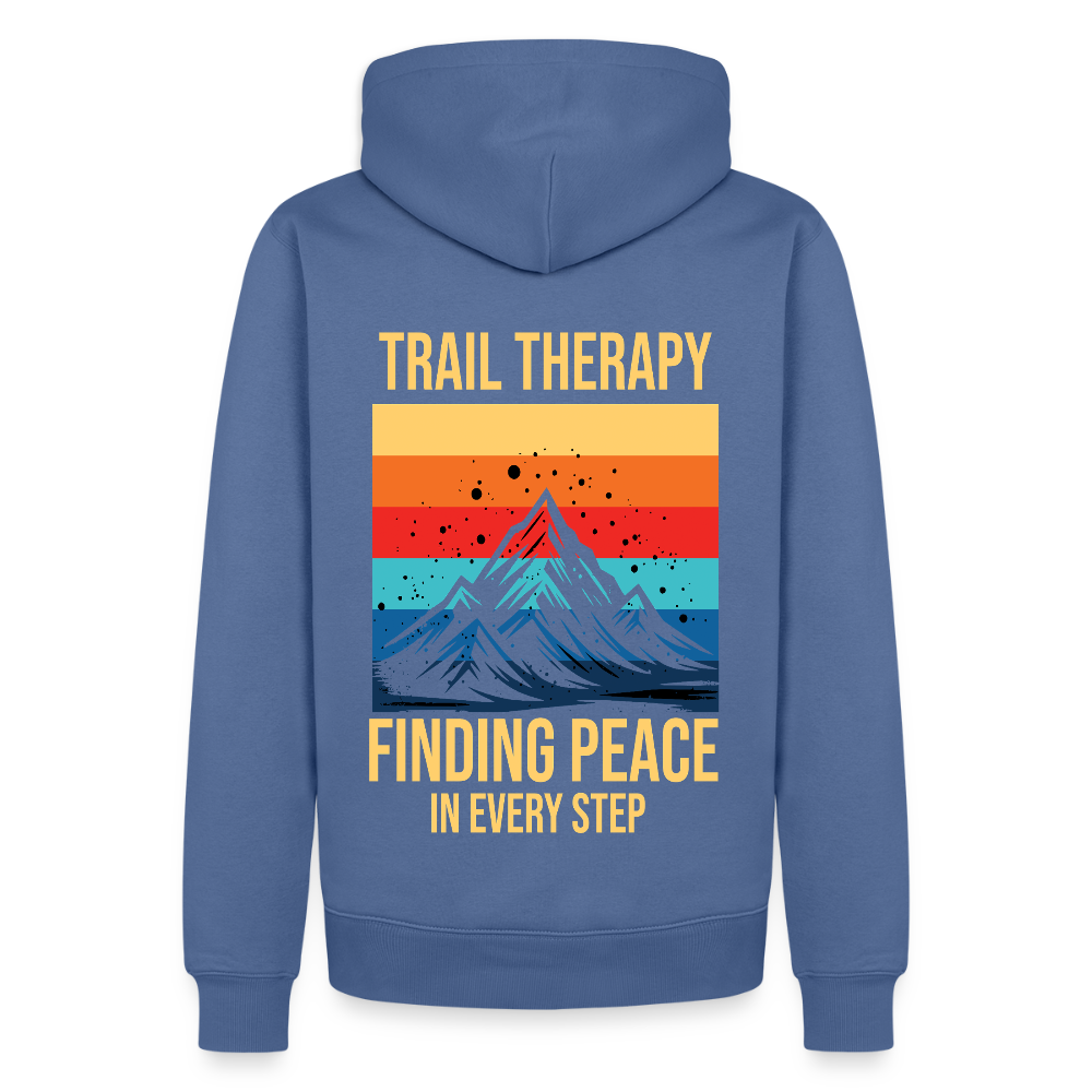 Men’s Premium Hiking / Walking  Hoodie - stone blue