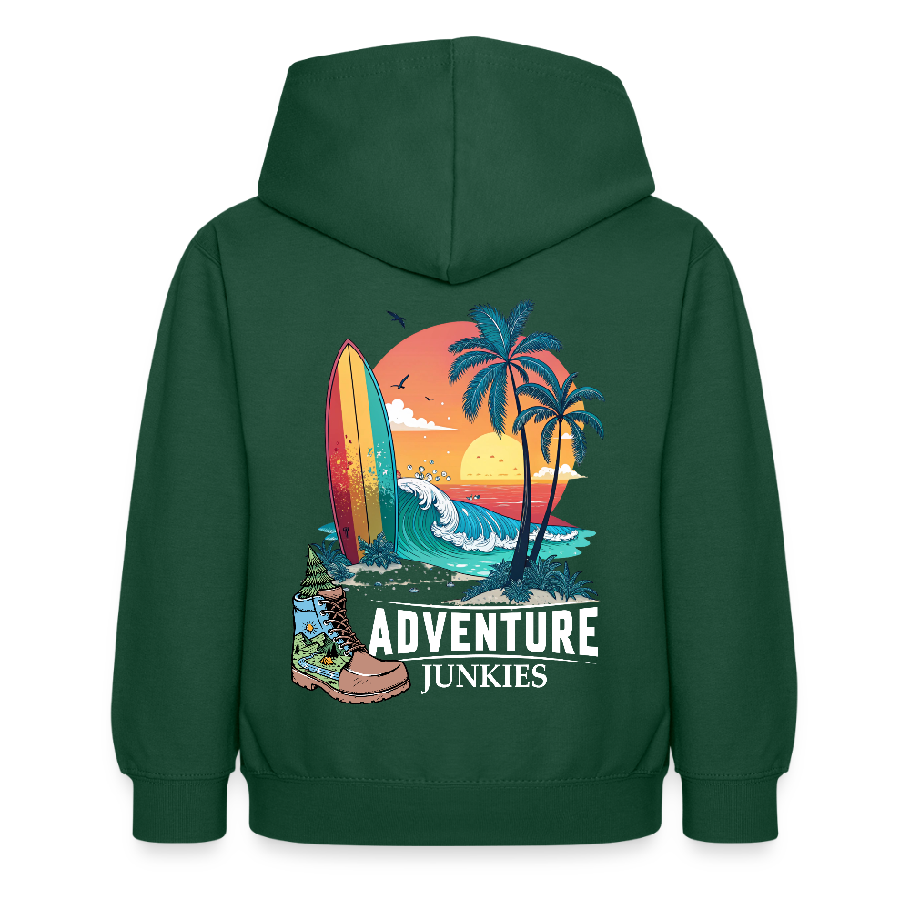 Children's  Unisex Hoodie - bottle green