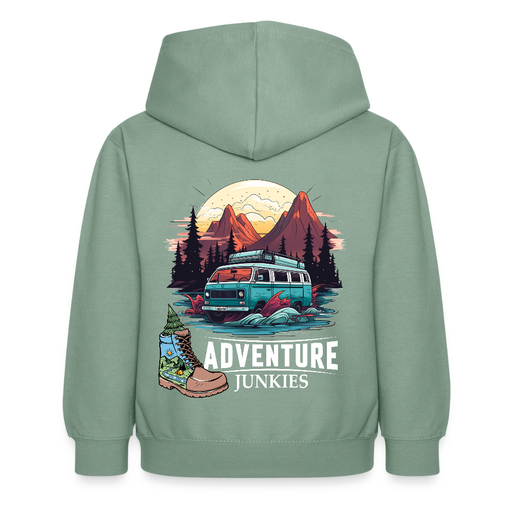 Children's Hoodie - steel green