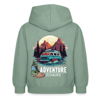 Children's Hoodie - steel green