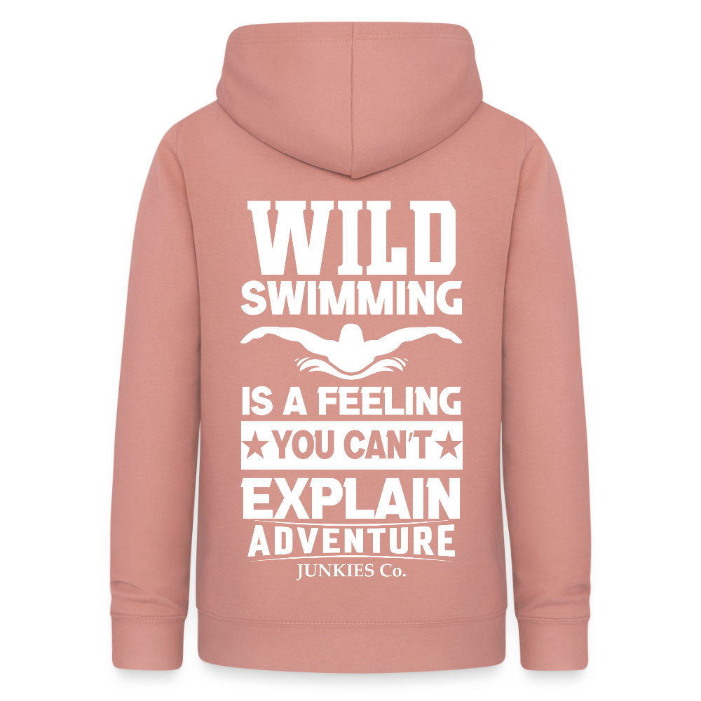 Women's Hoodie Water Adventure - dusky rose