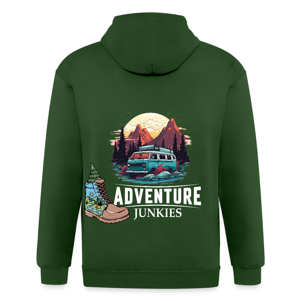 Unisex Heavyweight Hooded Jacket - forrest