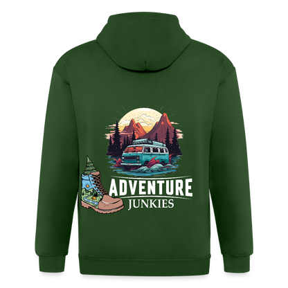 Unisex Heavyweight Hooded Jacket - forrest