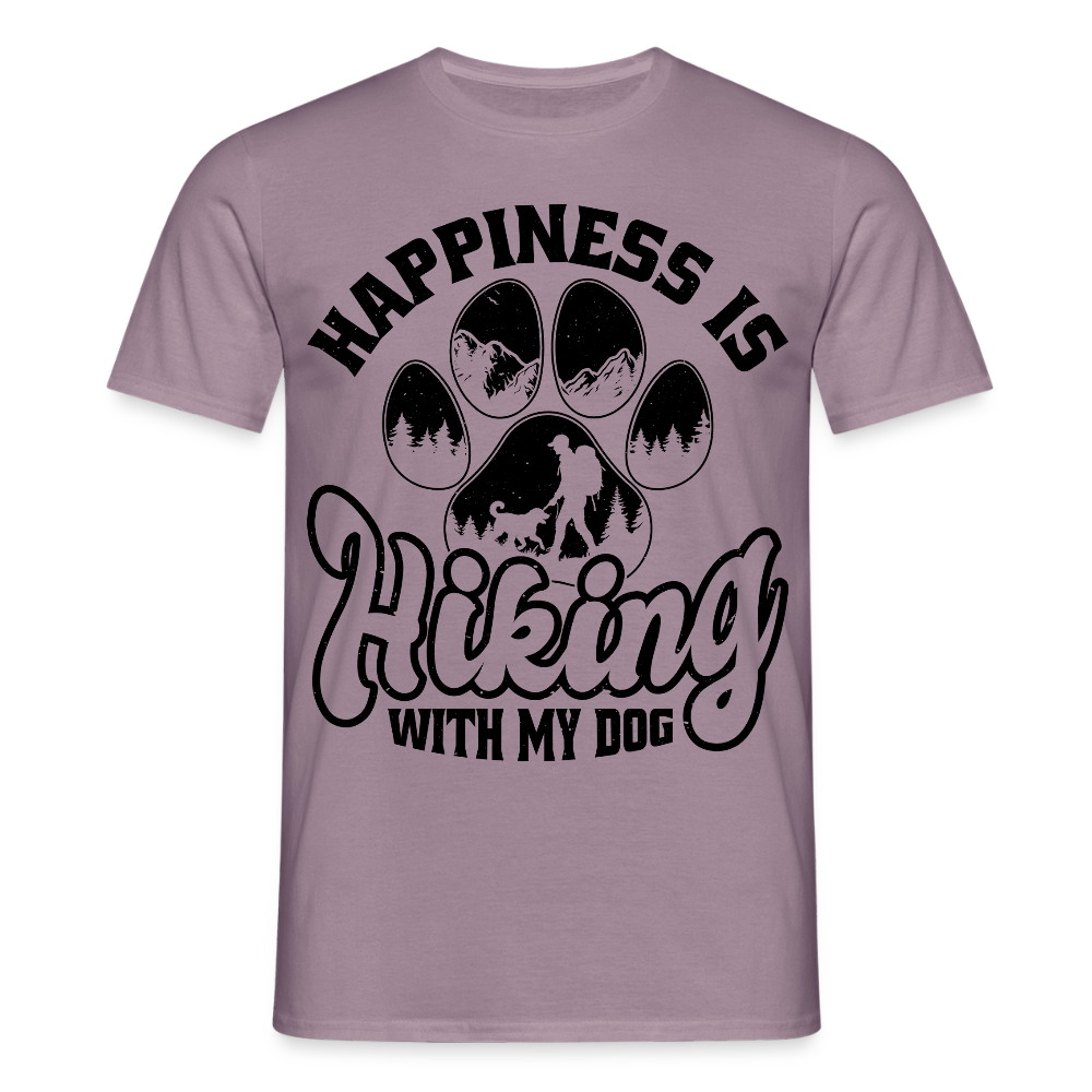 Men's T-Shirt - purple-grey 