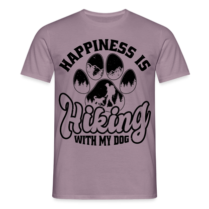 Men's T-Shirt - purple-grey 