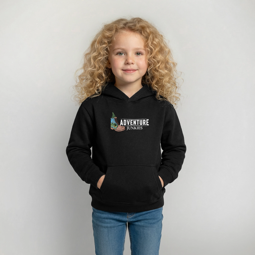 Children's  Unisex Hoodie - black
