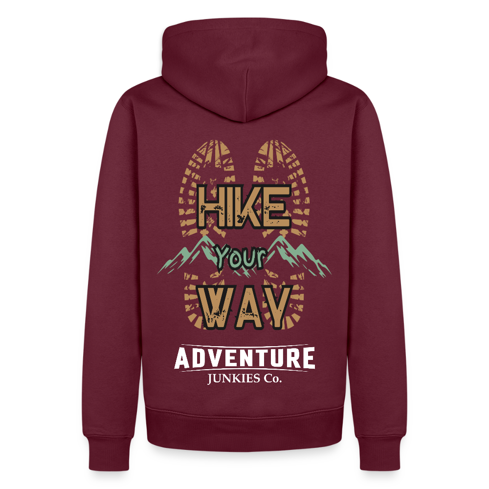 Men’s Premium Hiking /Walking Hoodie - burgundy