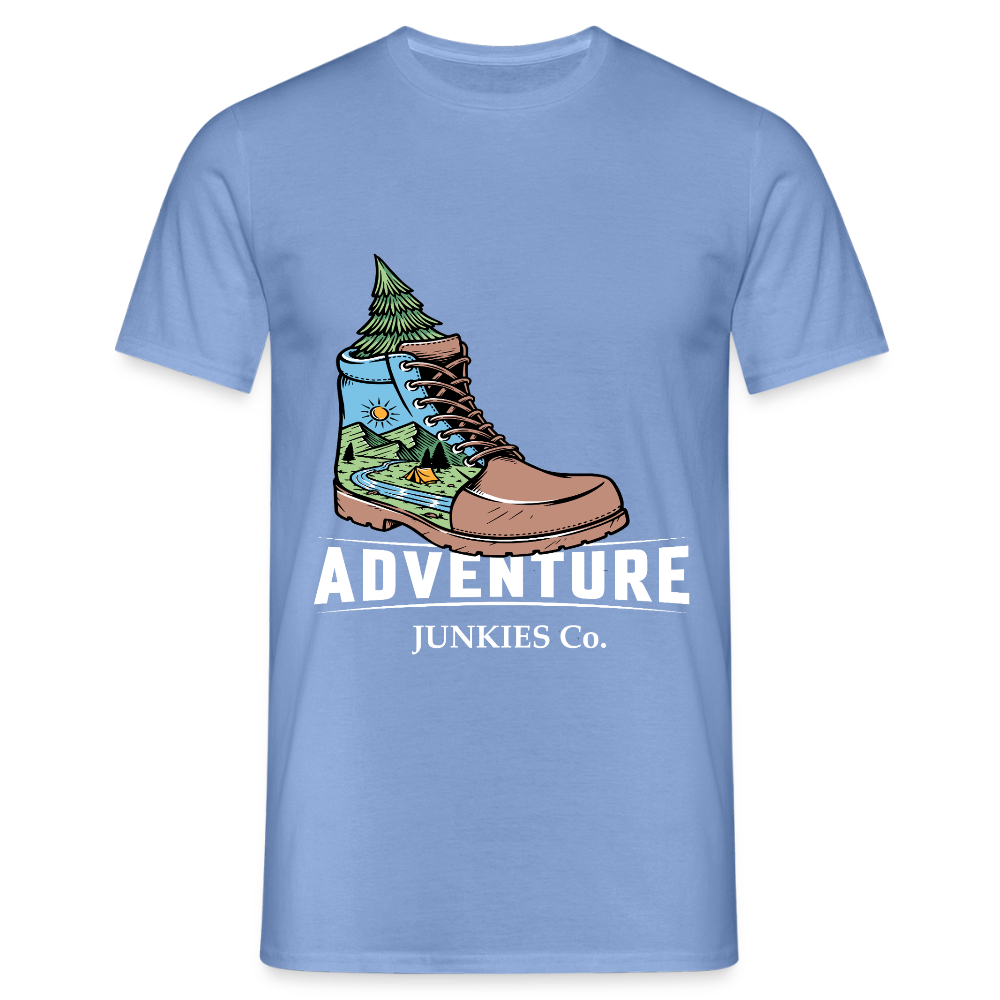Men's Camping T-Shirt - carolina blue