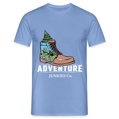 Men's Camping T-Shirt - carolina blue