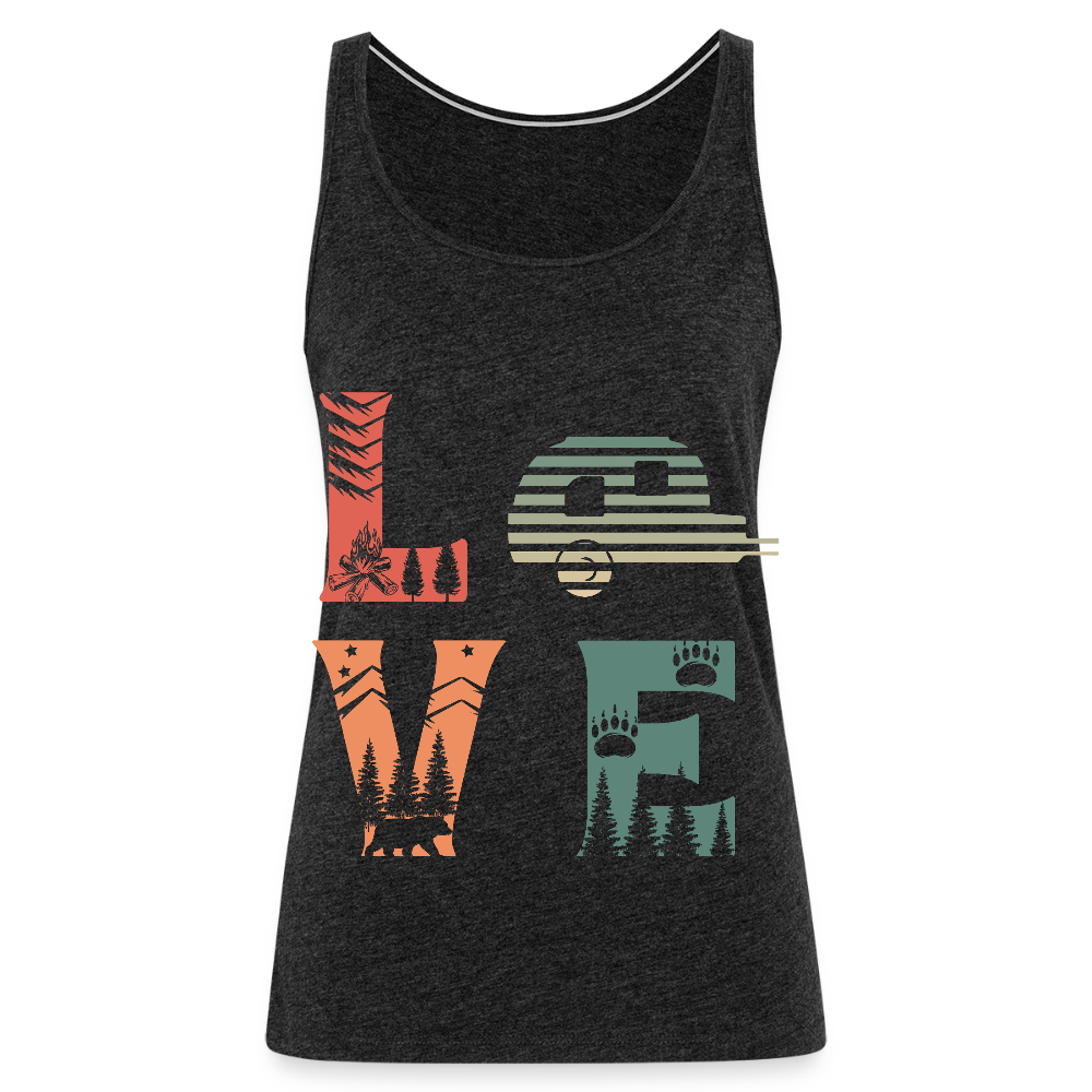 Women’s Premium Tank Top - charcoal grey