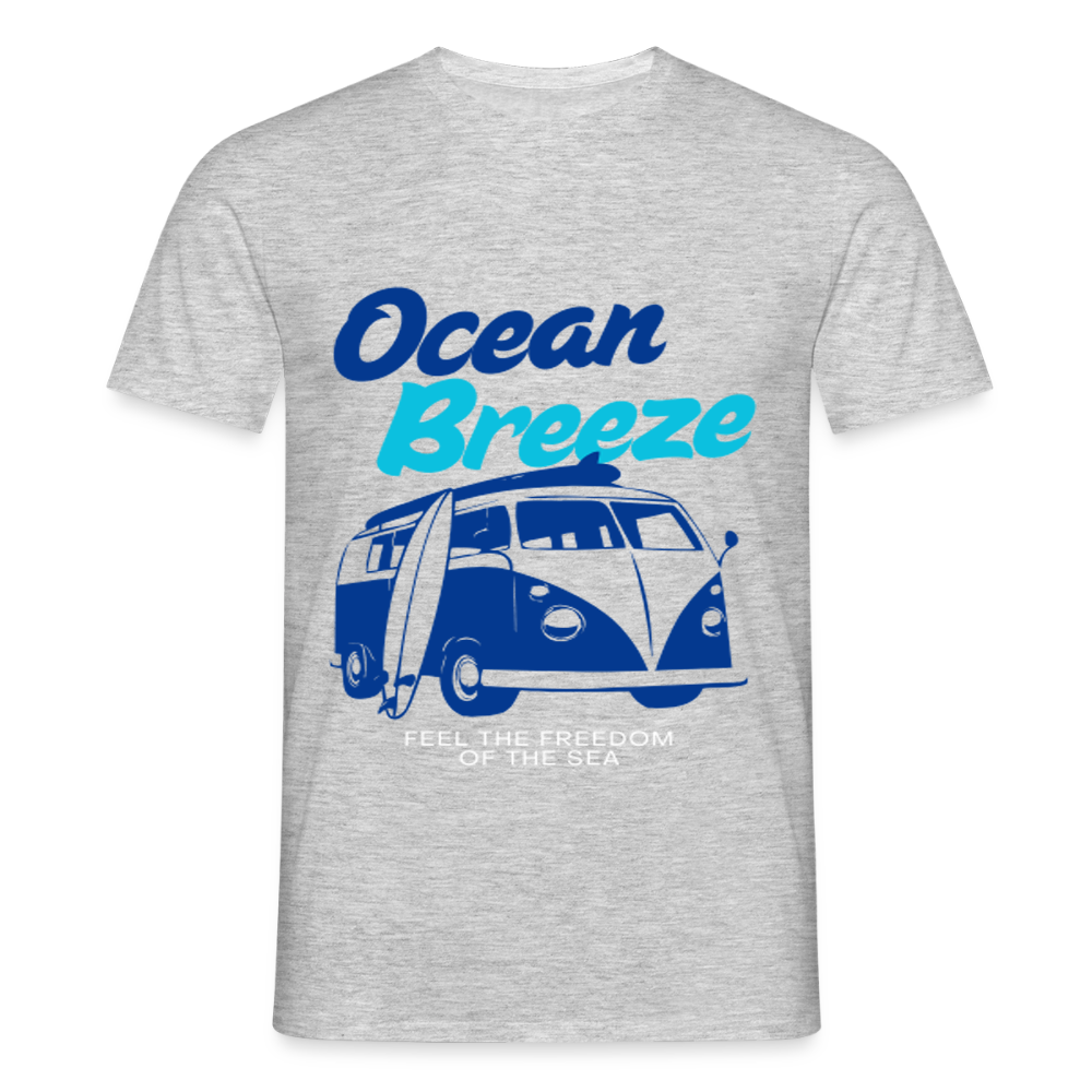 Men's Camping T-Shirt - heather grey