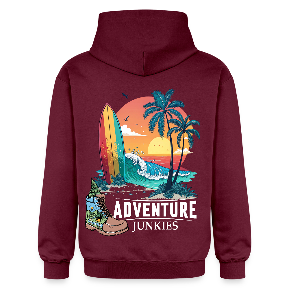Adult Unisex  Midweight Hoodie - maroon