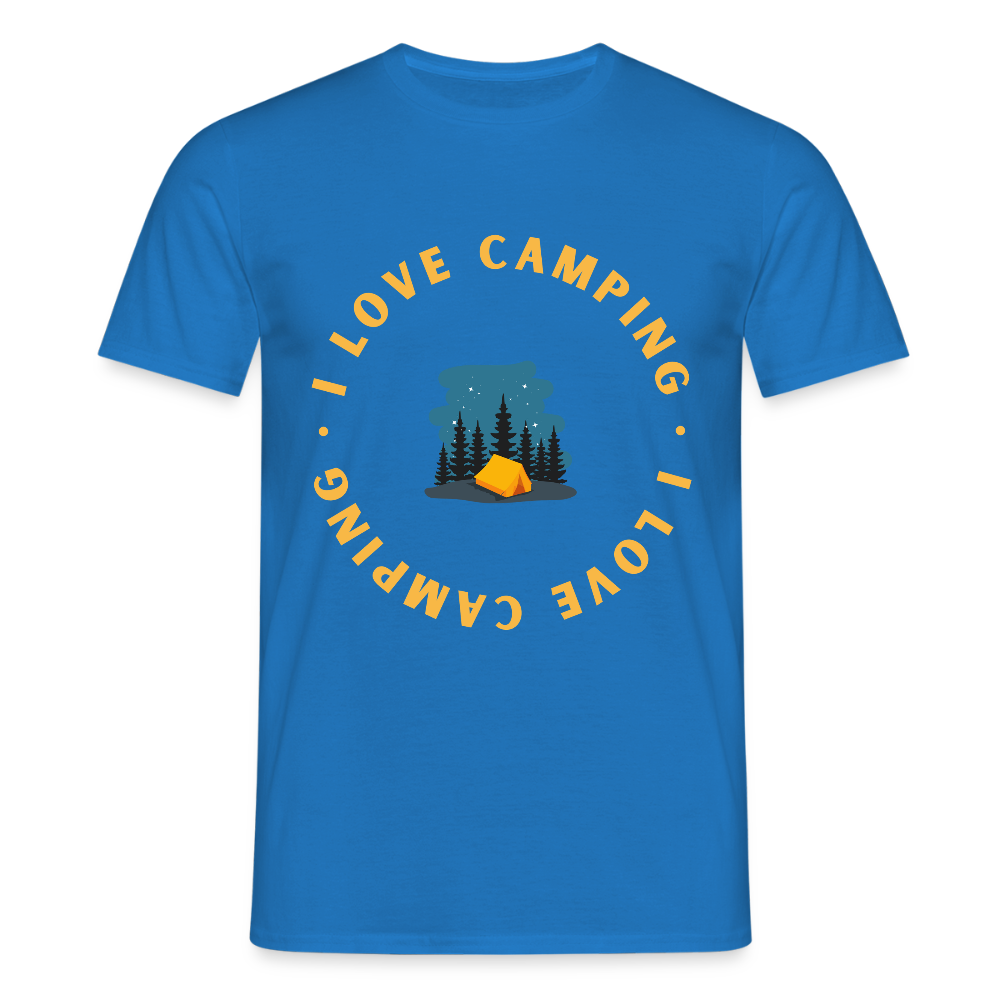 Men's Camping  T-Shirt - royal blue