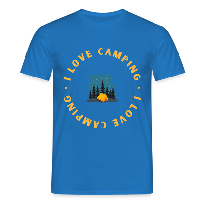Men's Camping  T-Shirt - royal blue