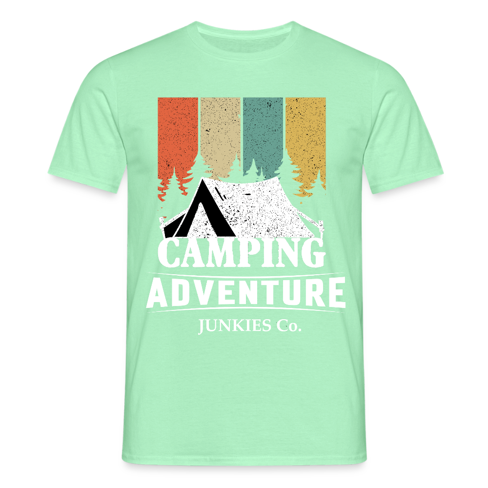Men's Camping  T-Shirt - mint green