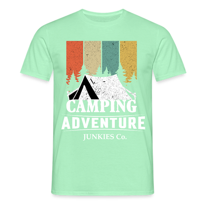 Men's Camping  T-Shirt - mint green