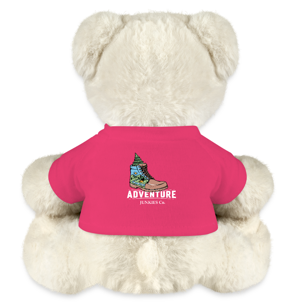 Teddy Bear Cream Pink T shirt - pink