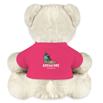 Teddy Bear Cream Pink T shirt - pink