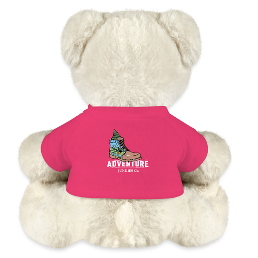 Teddy Bear Cream Pink T shirt - pink