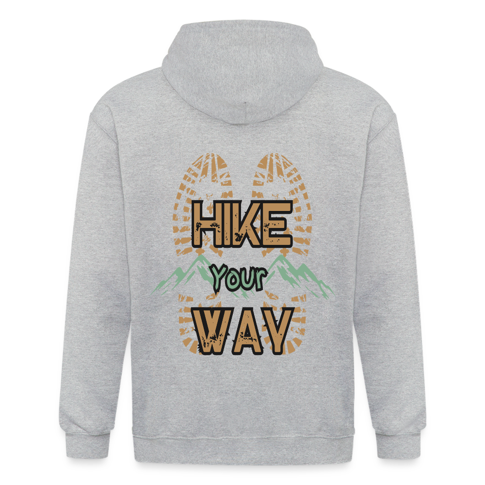 Adult Unisex Heavyweight Hooded Jacket - heather grey