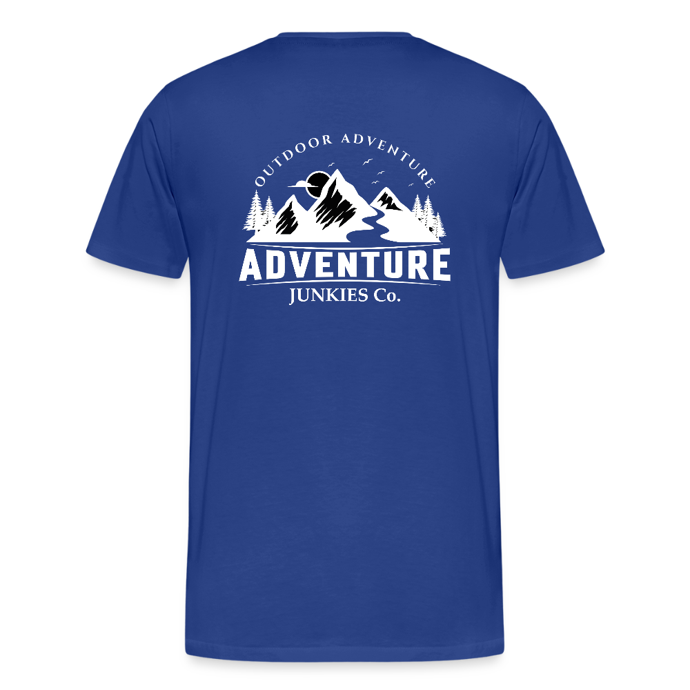 Men's T- Shirts Out Door Adventure Design - royal blue