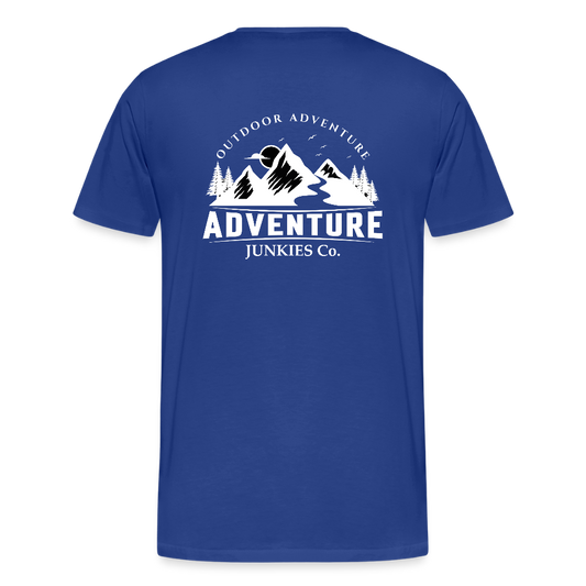 Men's T- Shirts Out Door Adventure Design - royal blue